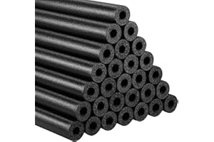 Sratte 30 Pcs Pool Noodles Bulk Jumbo DIY Decorations Heavy Duty Large Foam Swim Water Foam Hollow Noodles for Swimming Floating Craft Projects(Black,39 Inch, 2.36 Inch)