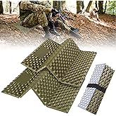 Nkiy Quen 2 Pcs Waterproof Hunting Seat Cushion- Foldable Hunting Tree Stand Seat Pads- Lightweight Foam Hiking Sitting Pad w
