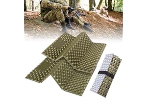 Nkiy Quen 2 Pcs Waterproof Hunting Seat Cushion- Foldable Hunting Tree Stand Seat Pads- Lightweight Foam Hiking Sitting Pad w
