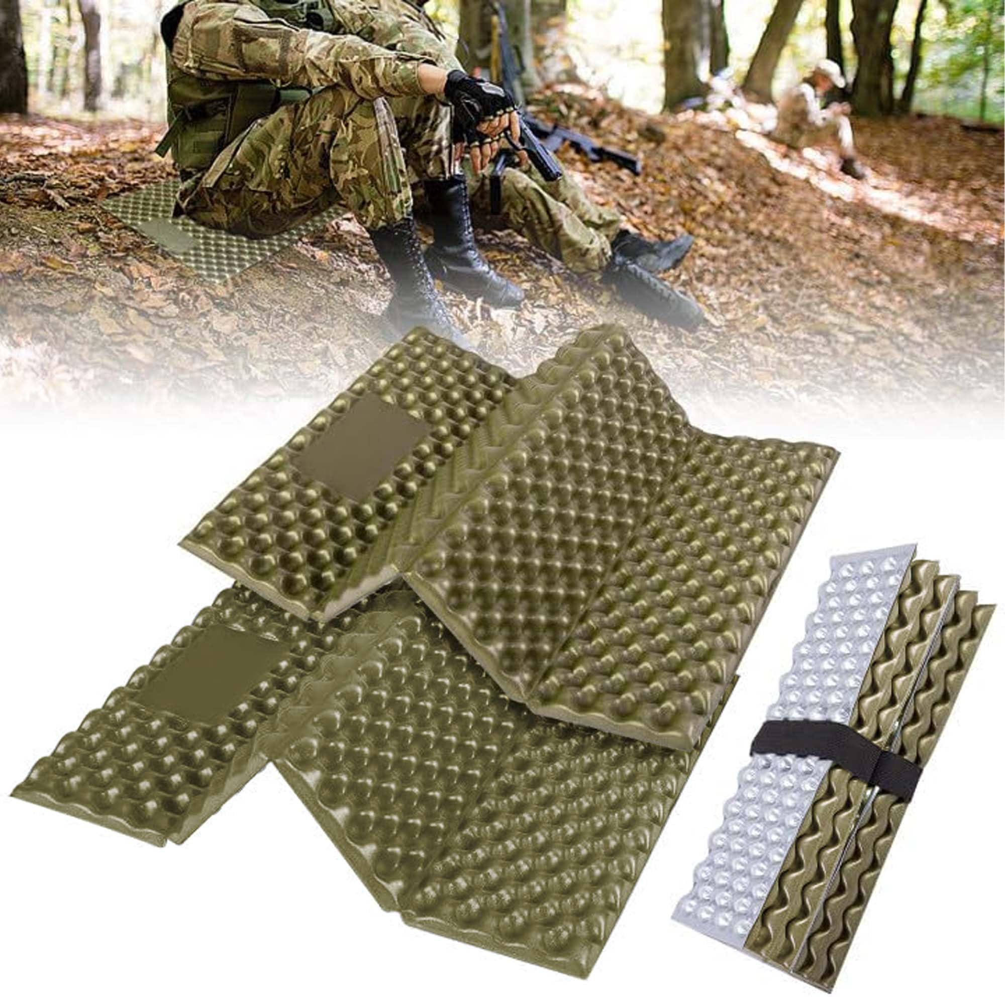 Photo 1 of Nkiy Quen 2 Pcs Waterproof Foldable Hunting Mat-Lightweight Foam Hunting Sitting Pads-Portable Hiking Sitting Seat Cushion with Straps for Outdoor Hunting Camping Tree Stand Accessories
