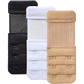 YARBAR Women's Bra Extenders 4 Hook / 3 Hook / 5 Hook / 2 Hook Soft Comfortable Stretchy Bra Extension Strap