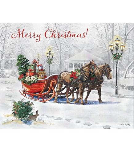 Amazon.com: Lang, Pine Forest Boxed Christmas Cards (18 pack
