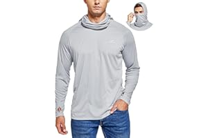 Willit Men's Sun Protection Hoodie UPF 50+ Fishing Hiking Shirt Long Sleeve SPF UV Shirt Rash Guard Lightweight