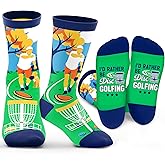 ZAGKOO Funny Sports Socks for Men, Women - Biking, Hiking, Skiing, Basketball, Pickleball, Disc Golf Socks - Christmas Gifts