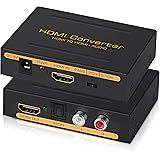 avedio links 4K@60Hz HDMI Audio Extractor Converter, HDMI to HDMI + Audio ( SPDIF + RCA L/R Stereo ), HDMI Video Audio Splitt