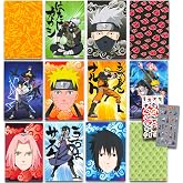 Nintendo Mini Naruto Posters for Wall Collage 12 Pc Bundle for Kids | Anime Poster Set with 12 Mini Room Decor Posters (4" x 6") Plus Ninja and Naruto Stickers - Naruto Party Decorations