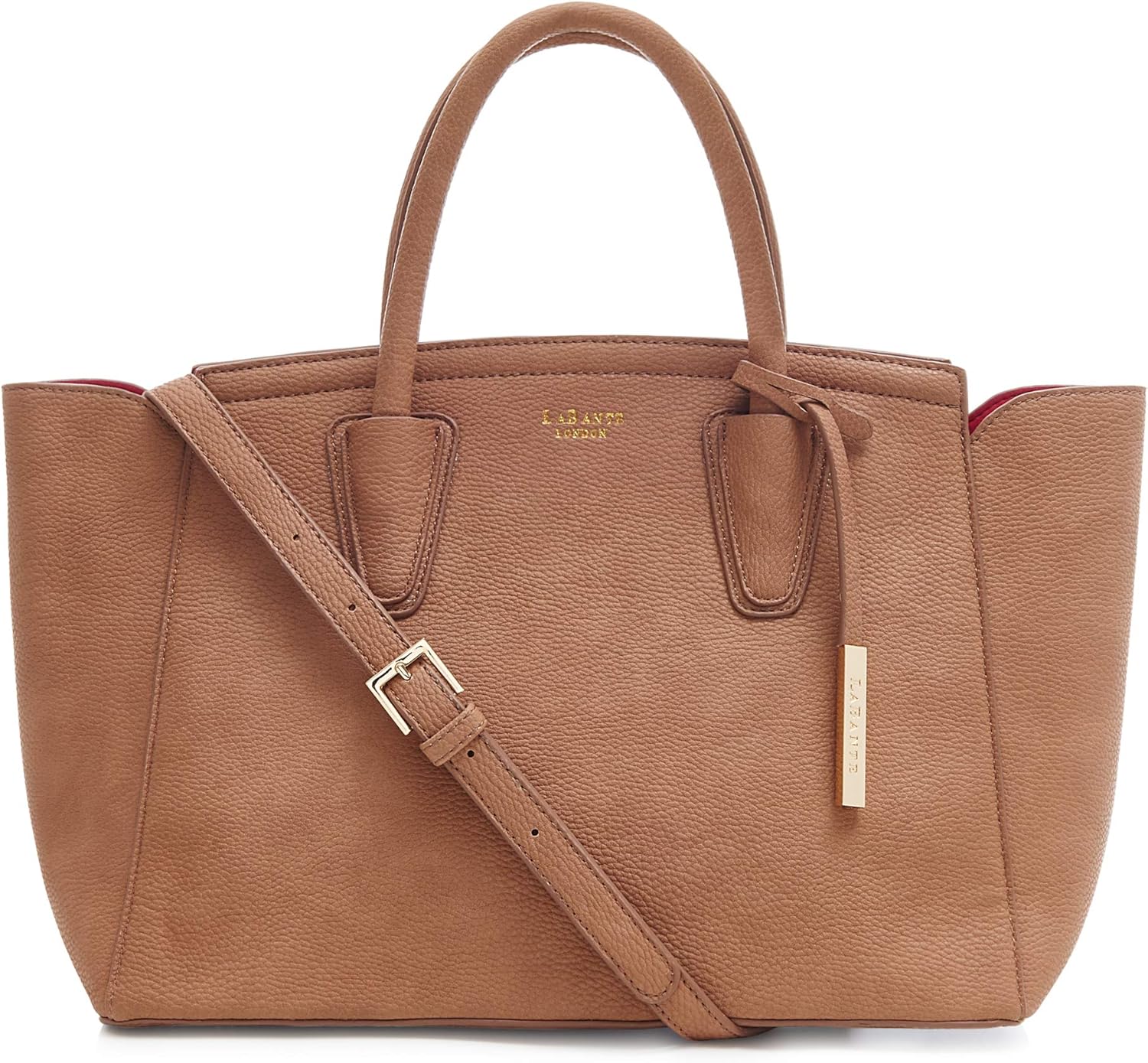 LaBante Grant Vegan Tote Bag Women Brown Handbag Vegan Shoulder