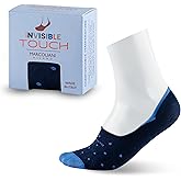 Marcoliani Milano No Show Socks Men - Palio Stripe Invisible Touch | Essence of Cotton