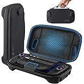 JSAUX Slim Travel Case for Lenovo Legion Go / Go S / Go 2, Hard Shell Pouch | Slim Form-Fit Design, Premium Felt &amp; Soft Velvet Lining, Full Protection, Secure Strap, 8 MicroSD Cards &amp; 5 Card Readers