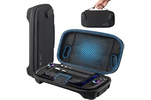 JSAUX Slim Travel Case for Lenovo Legion Go / Go S / Go 2, Compact Hard Shell Carrying Pouch for Console, Holds 8 MicroSD Car