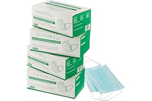"NATURA" Unisex Face Masks, 3-ply, with ear loops, 200 /pack
