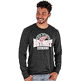 Blue 84 NHL Mens NHL Officially Licensed Tri-Blend Long Sleeve T-Shirt Beards