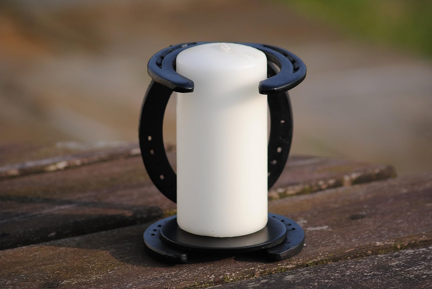 Horseshoe Candle Holder with candle) Amazon.co.uk Handmade