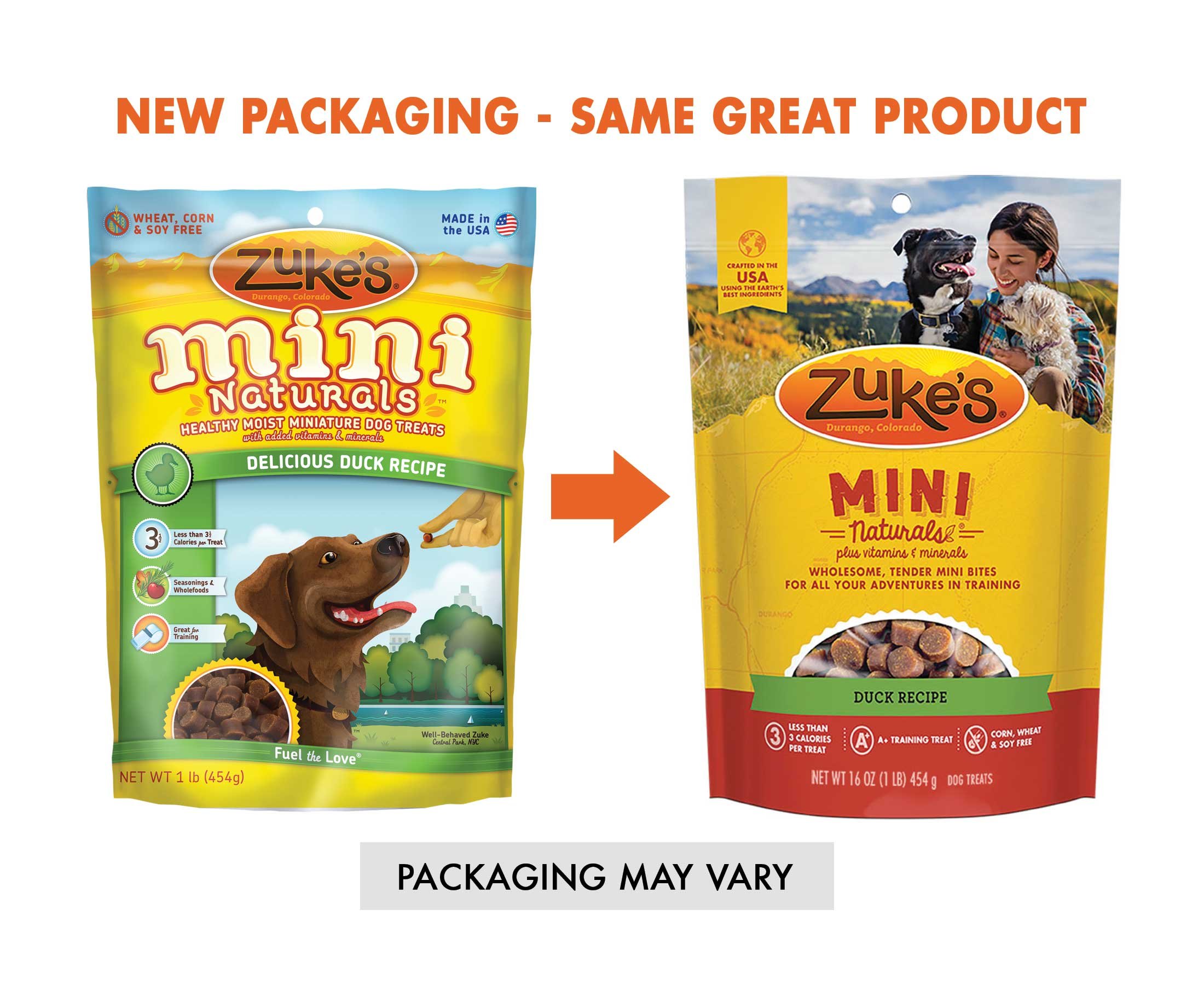 Zuke's Mini Naturals Duck Recipe Dog Treats 16 oz. Pouch eBay