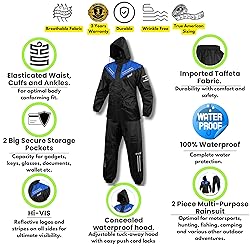 BYKR Waterproof Outdoors Motorcycle Rain Suits for