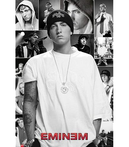 Amazon.com: Eminem - Music Poster/Print (Photo Collage/The Slim