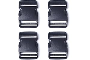 AXEN 4PCS Plastic Buckle, Side Quick Release Buckle for Bracelets Backpack Tactical Bag and Gear