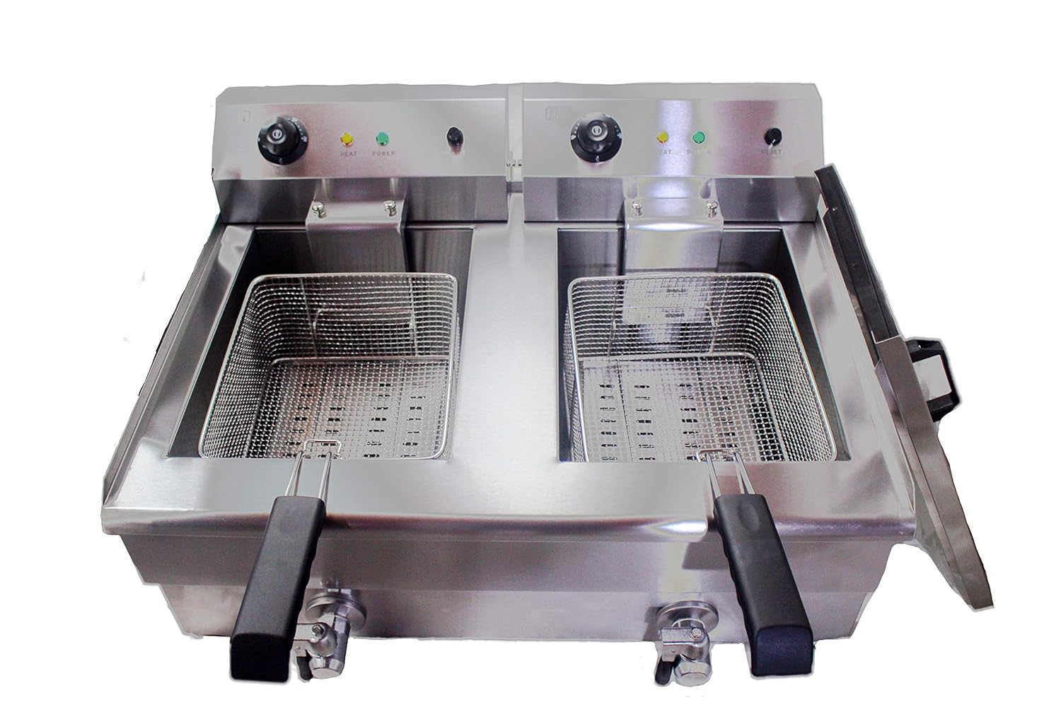 Grande Comercial Freidora de Patatas 19 Litros Doble Canastilla ...