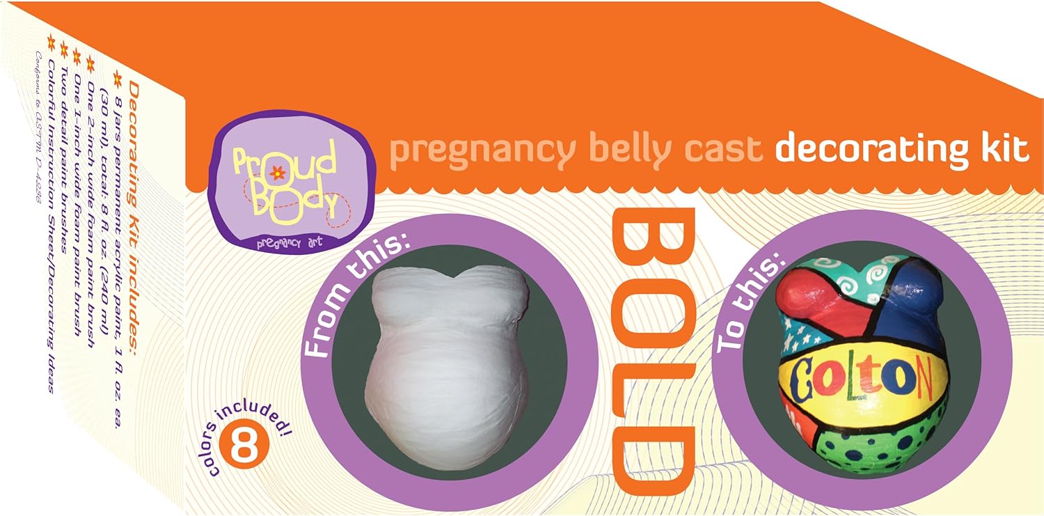 Proudbody Pregnancy Belly Cast Decorating Kit Bold Discontinued By Manufacturer Amazon Ca Baby