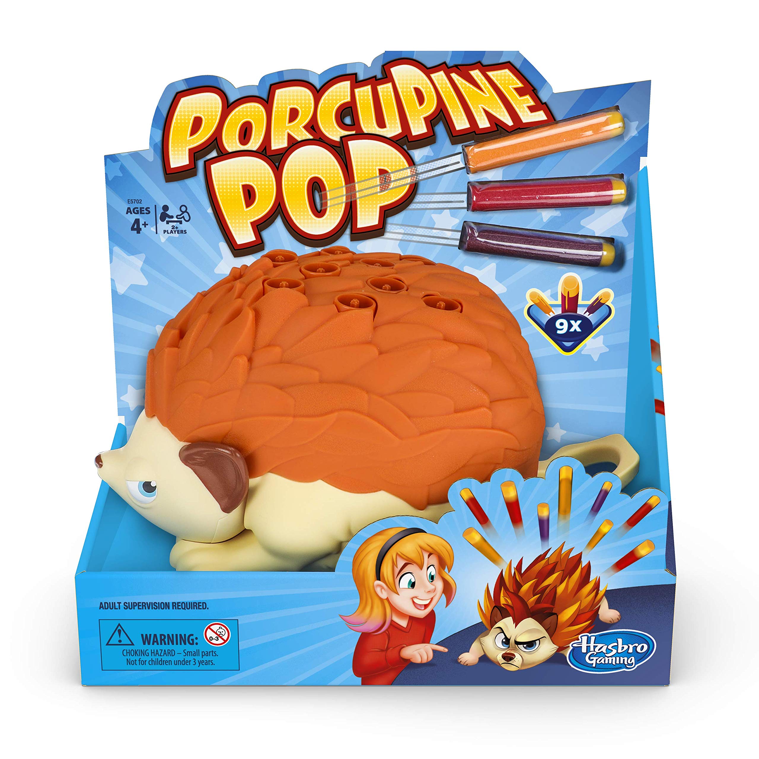 Hasbro Gaming Porcupine Pop Game for Kids Aged 4 and up