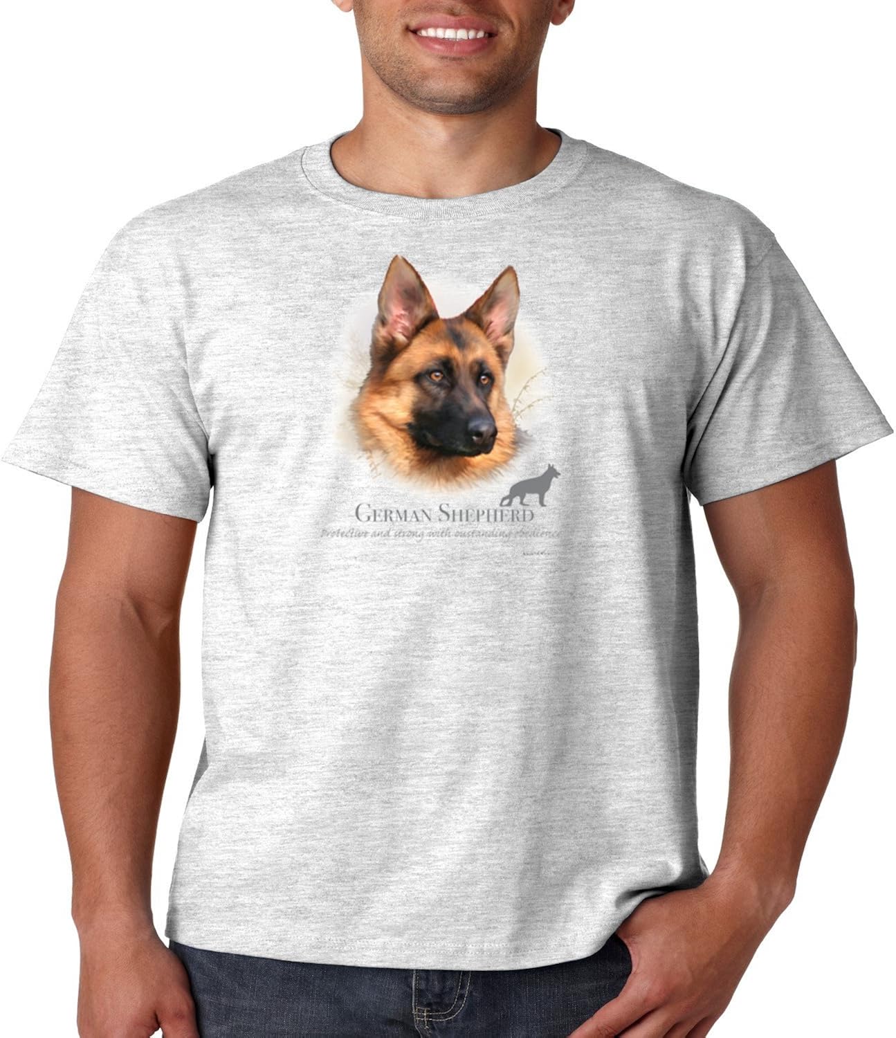 Juiceclouds German Shepherd T Shirt Dog Owner Mens Tee S