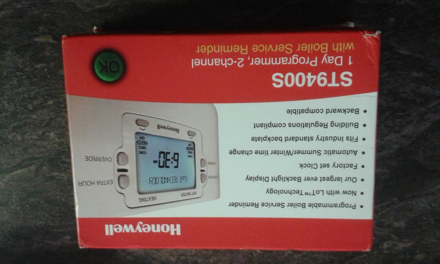 Honeywell ST9400S Programmer, White - Image 4