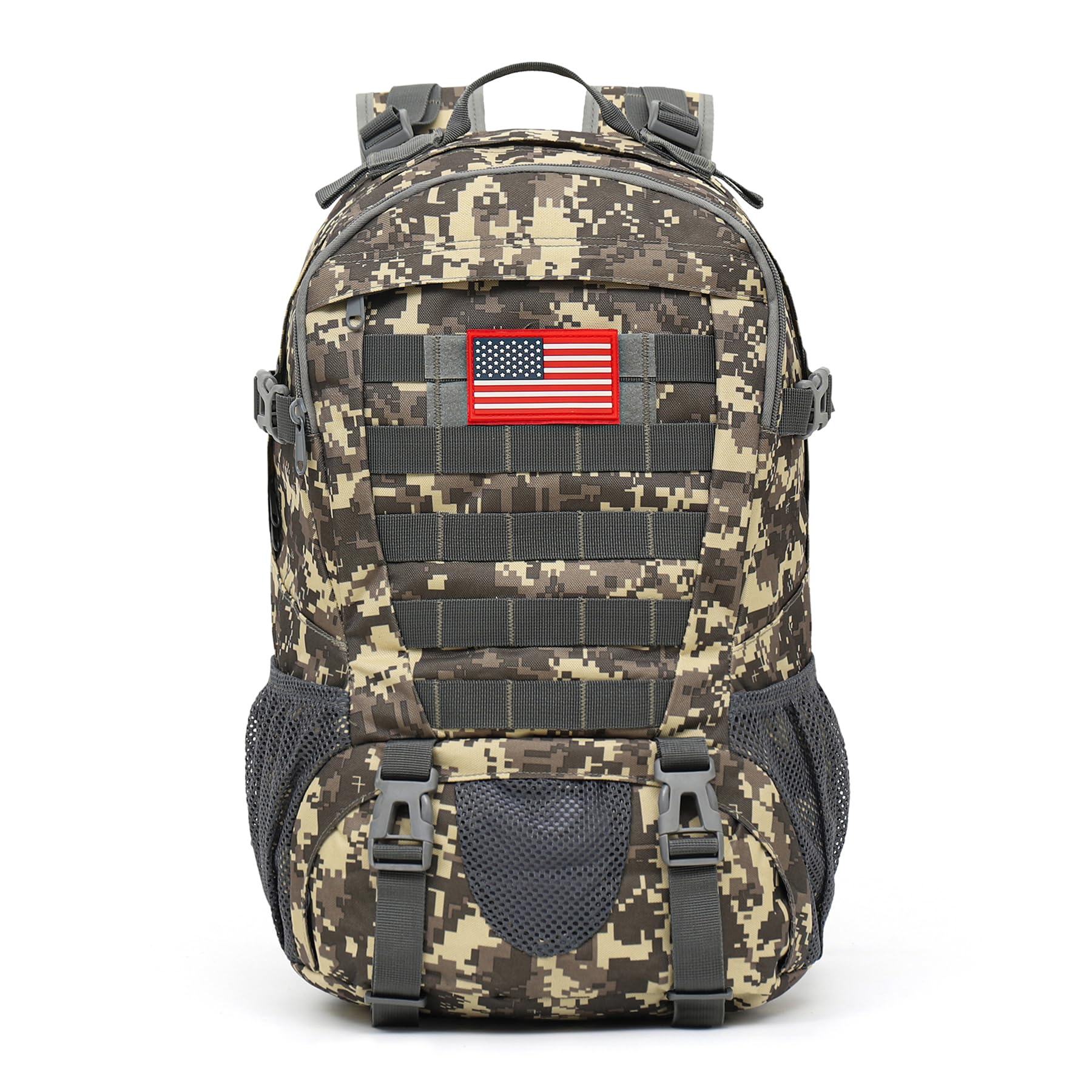 Photo 1 of Houart Camo Backpack,Military Tactical Backpack for Men with Flag Patch,30L School Backpack for Outdoor