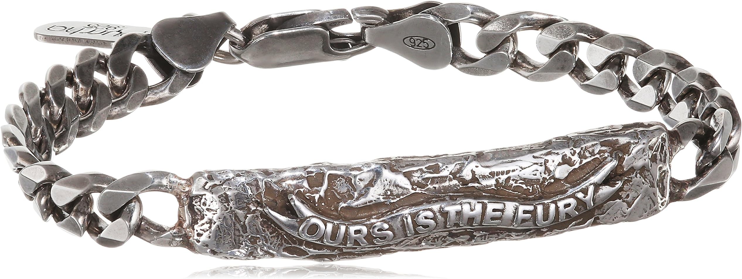 Pyrrha Unisex X Game of Thrones Unisex 925 Sterling Silver House Baratheon Banner ID Bracelet