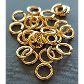 Snapeez® The Snapping Jump Ring II ULTRAPLATE® 24 kt. Gold Ring Hard Open Jump Ring 10mm Heavy Gauge (PK 25) Jump Rings The Ultra Secure No Solder Jump Ring. Made in USA.