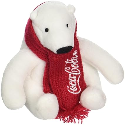 coca cola polar bear plush