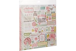Echo Park Paper Company Echo Park Paper BJG45016 Bundle of Joy Girl Collection Scrapbooking Kit, 12-x-12-Inch