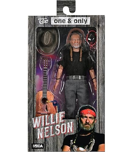 Kurt Cobain 7 inch Action Figure with Skyblue Guitar by NECA