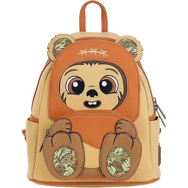Amazon.com: Loungefly Star Wars Wicket Ewok Cosplay Faux Leather