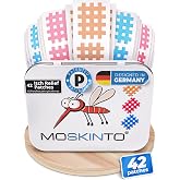 Moskinto Original Bug Bite Patches - Mosquito Itch Relief Stickers | 42ct | Patented Technology | Hypoallergenic | Suction Tool, Anti-Itch Cream Alternative | For Kids &amp; Adults | Camp Essentials