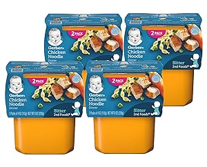 Gerber Chicken Noodle Baby Foods, 8 OZ (Pack - 4)