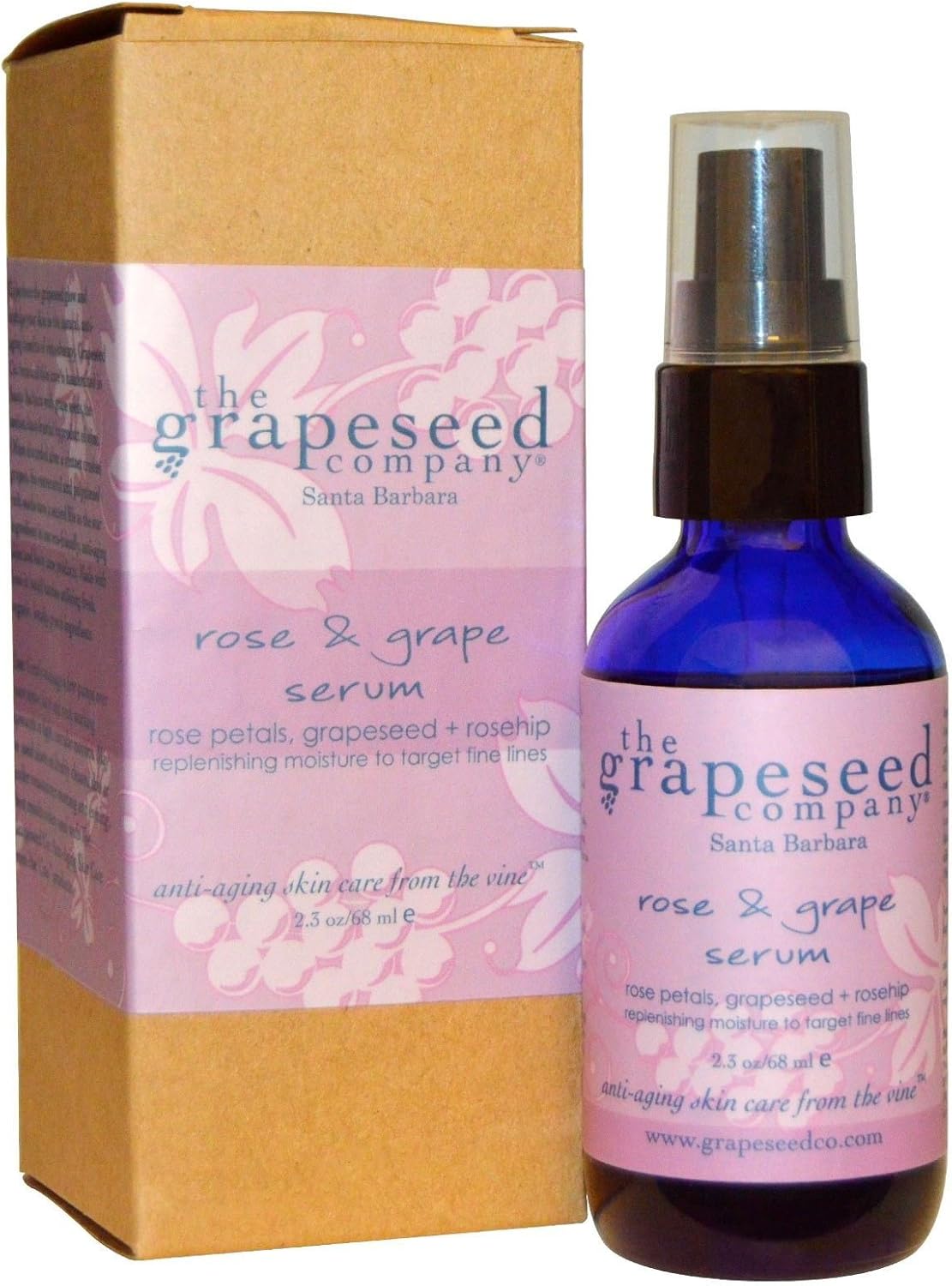 The Grapeseed Company Serum, Rose/Grape, 2.20 Ounce