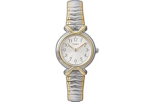 Timex Women's T21854 Pleasant Street Two-Tone Stainless Steel Expansion Band Watch