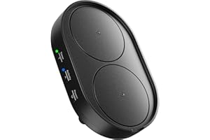 Undetectable Mouse Mover Jiggler, Adjustable Activity, Optional Shut-Off Timer, Random Movement Engine, No Software, Quiet & Undetectable Operation, USA Company (Dual Disc)