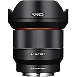 Rokinon 14mm F2.8 Full Frame Auto Focus Lens for Sony E-Mount, Black (IO14AF-E)