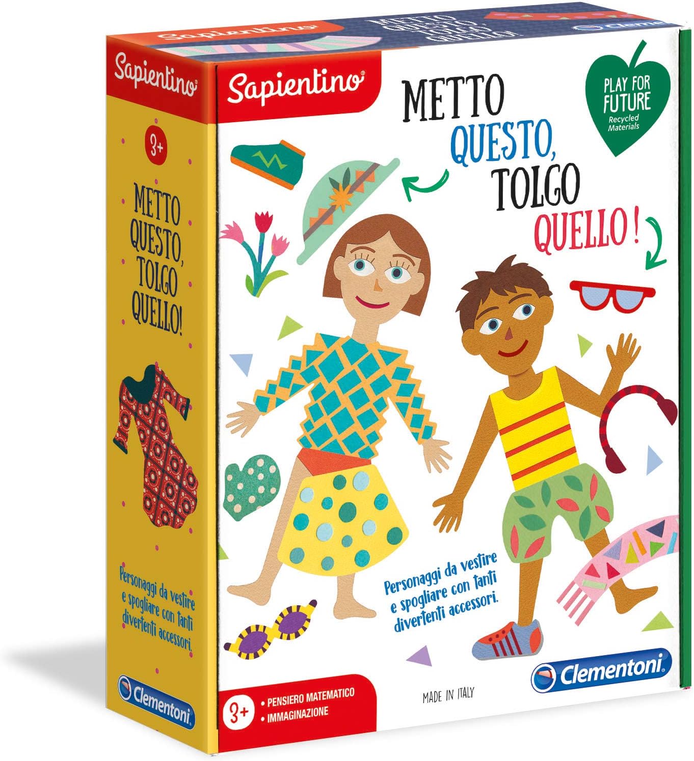 Clementoni 16129 - Sapientino - I Become the Quello Educational Game, Multi-Colour, Multicoloured, 3 Anni