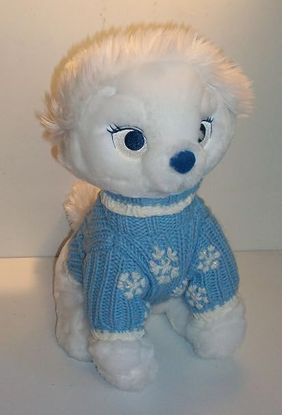 Amazon Com Disney Marie Aristocats White Snowflake Sweater 12 Plush Toys Games