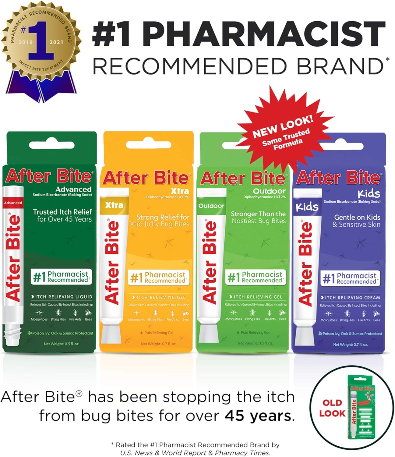 After Bite Advanced Itch Relief 0.5 oz (Pack of 4): Sports & Outdoors