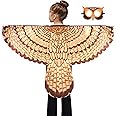 D.Q.Z Bird-Wings-Owl-Costume for Kids with Mask, Dress Up Clothes for Boys Girls Eagle Role Play Hallowen Party