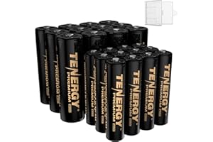 Tenergy Premium PRO Rechargeable AA and AAA Batteries, High Capacity NiMH 2800mAh AA 1100mAh NiMH AAA Batteries, 24 Pack 12AA and 12AAA Rechargeable Batteries