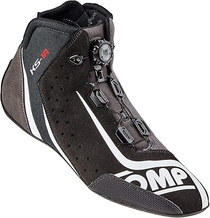 Amazon Omp Ks 1r Shoes ブラック 41サイズ レーシングシューズ 回転式ラッチング装備 レーシングカート 走行会用 Ic 車 バイク 車 バイク