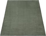the carpet Relax Rug Modern Fluffy Short Pile Non-Slip 60x110 cm Dark Green view 3
