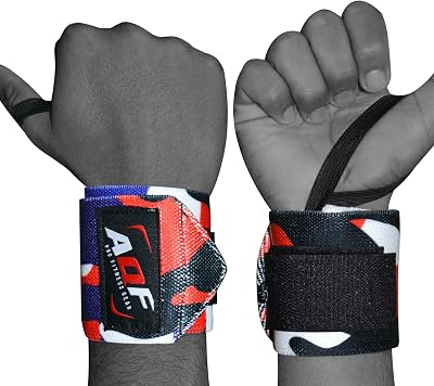 AQF Power Wrist Wraps Pair One Size Fits All Suitable for Lifting