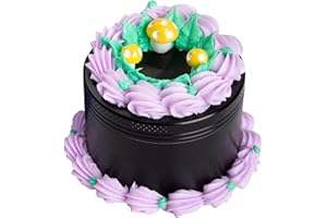 ALOVAK Mushroom Fake Cake - Black Spice Grinder 2.5"