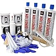 RadonSeal DIY Concrete Foundation Crack Repair Kit (20-ft) - The Homeowner's Solution to Fixing Basement Wall Cracks Like The Pros