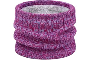 Hopsooken Kids Winter Neck Warmer Gaiter Fleece Windproof Warm Snoods Face Mask Scarf Face Cover for Boys Girls